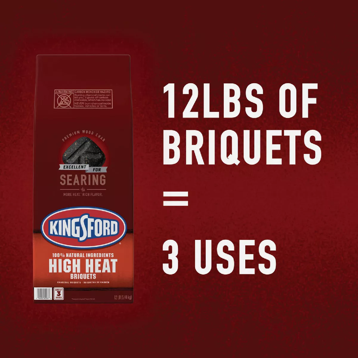Kingsford High Heat 12 Lb. Charcoal Briquets - photo 9