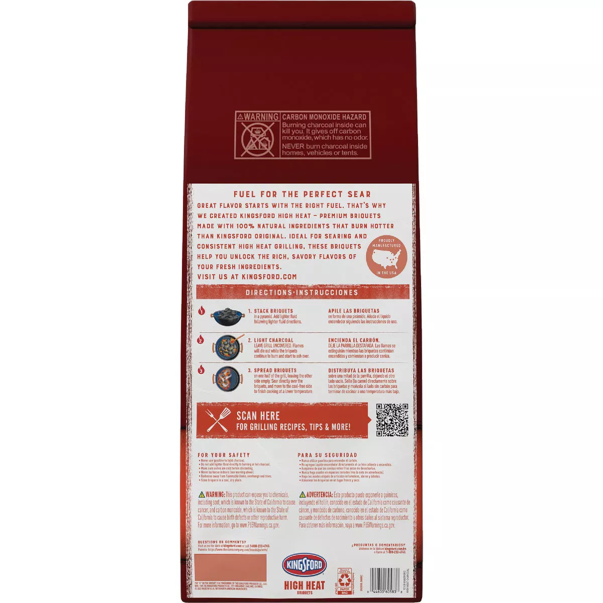 Kingsford High Heat 12 Lb. Charcoal Briquets - photo 2