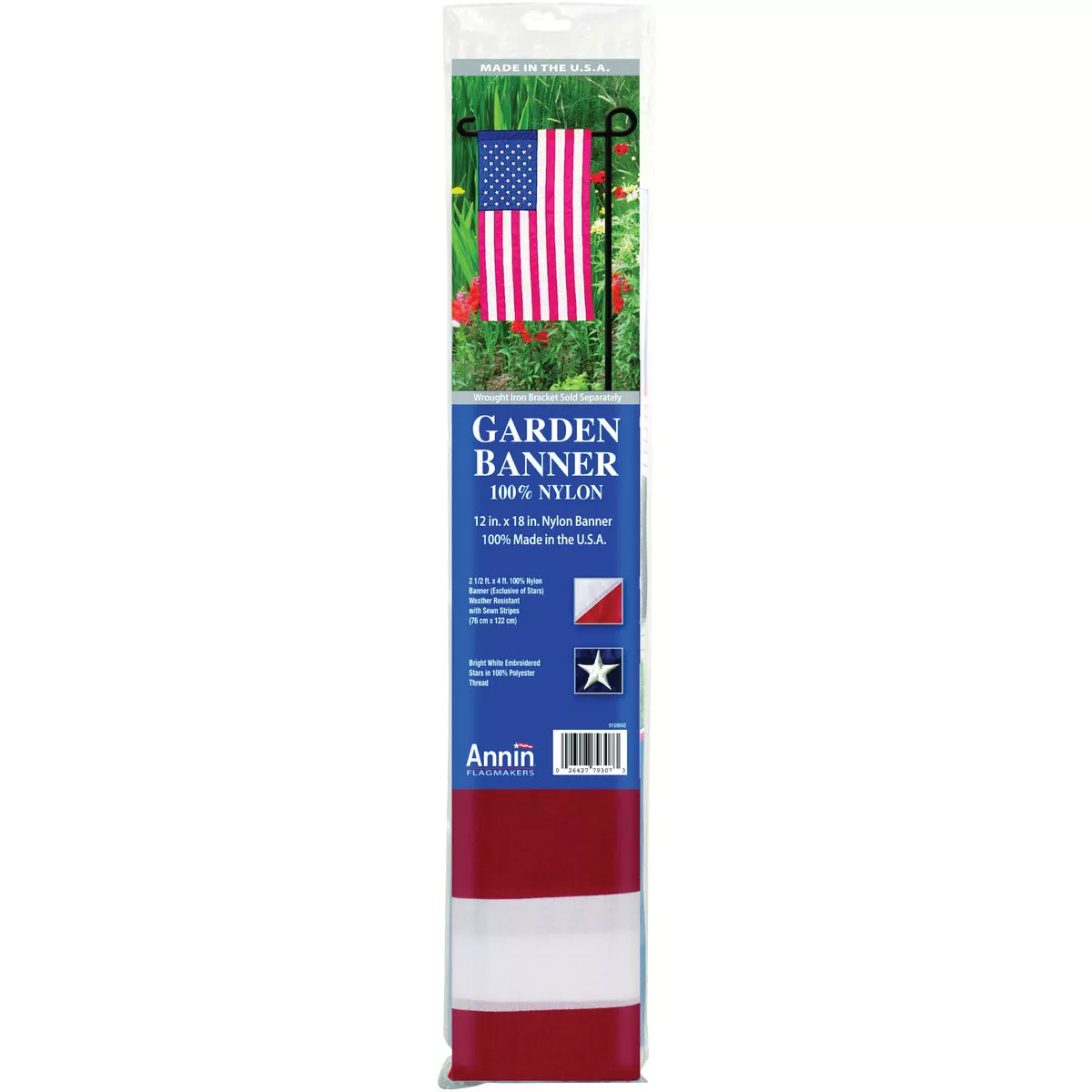 Annin 12 In. x 18 In. American Garden Flag