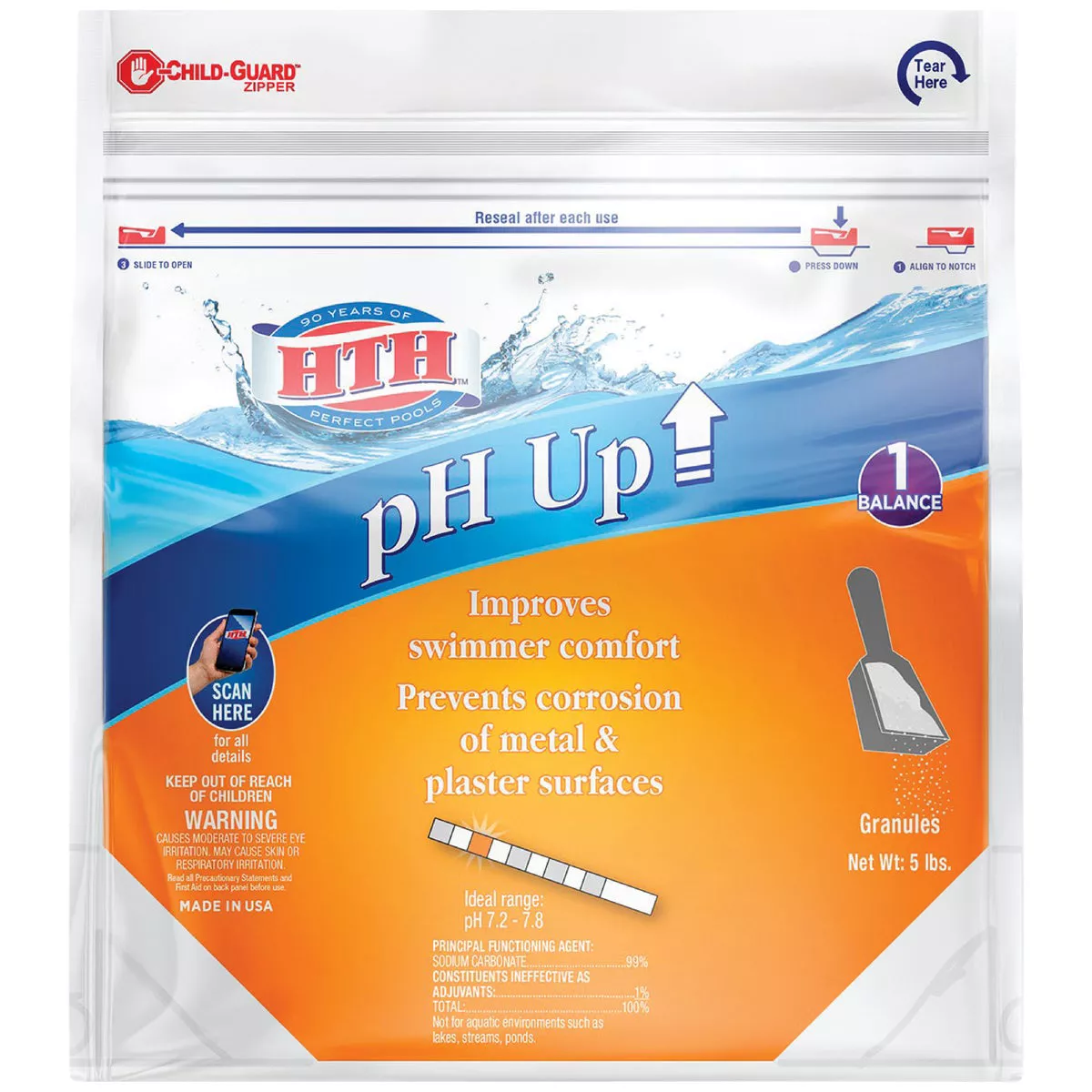 HTH 5 Lb. pH Increaser Balancer Granule