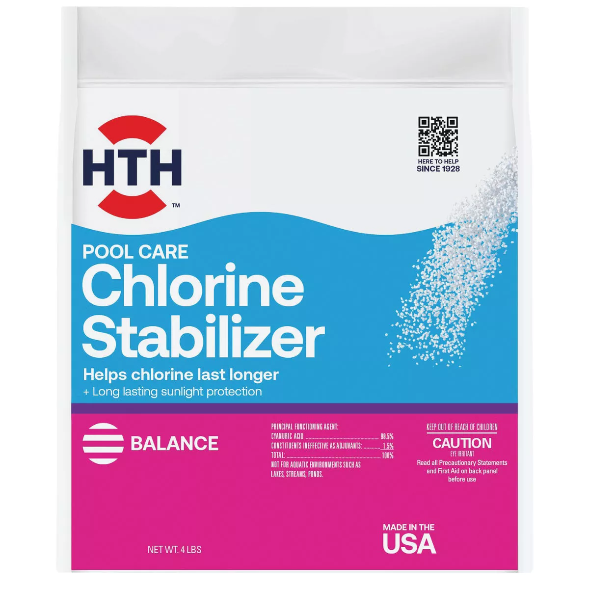 HTH Pool Care 4 Lb. Chlorine Stabilizer Granule