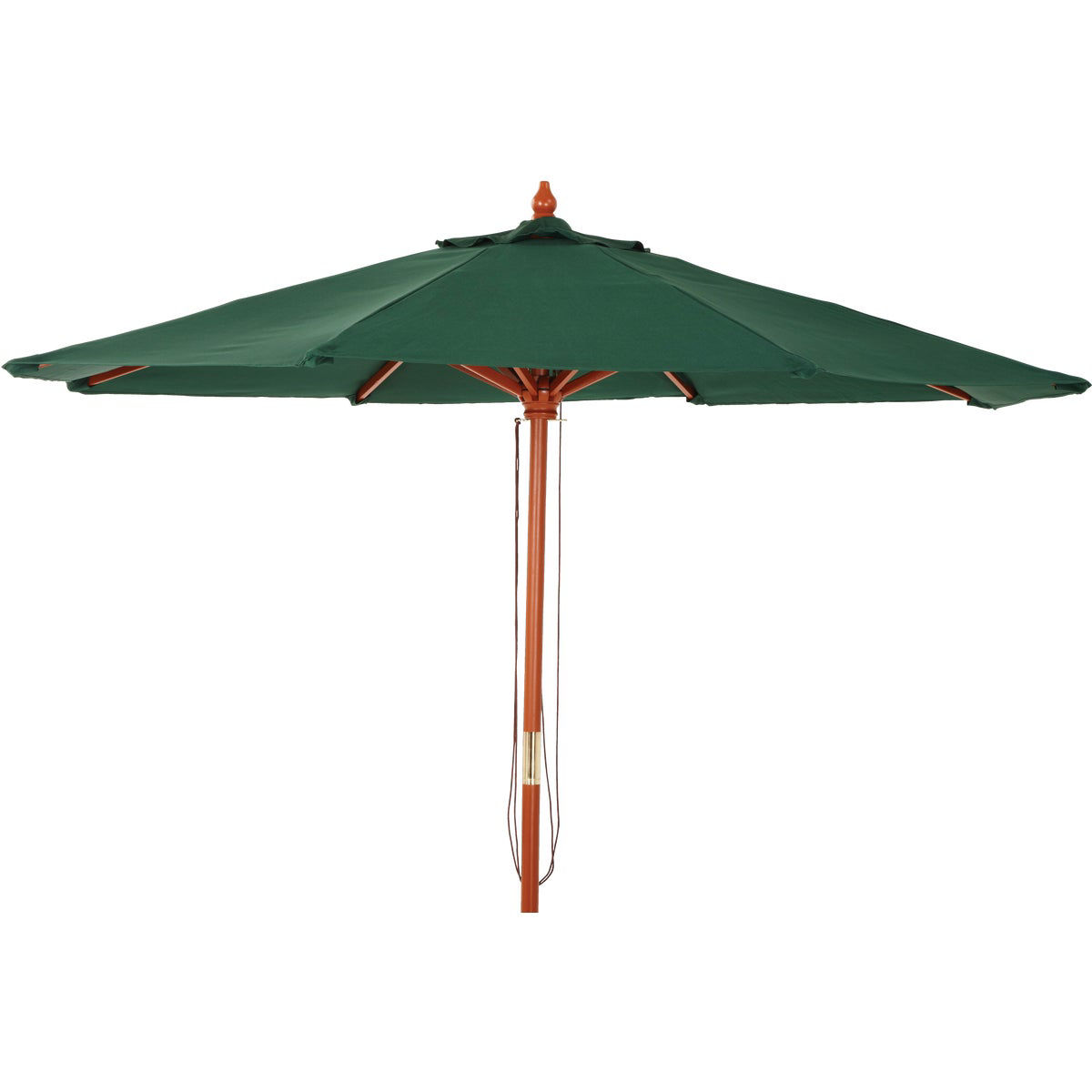 12 000 patio umbrella at true value hardware Outdoor Expressions 9 Ft. Pulley Green Market Patio Umbrella with Brass  Plated Hardware