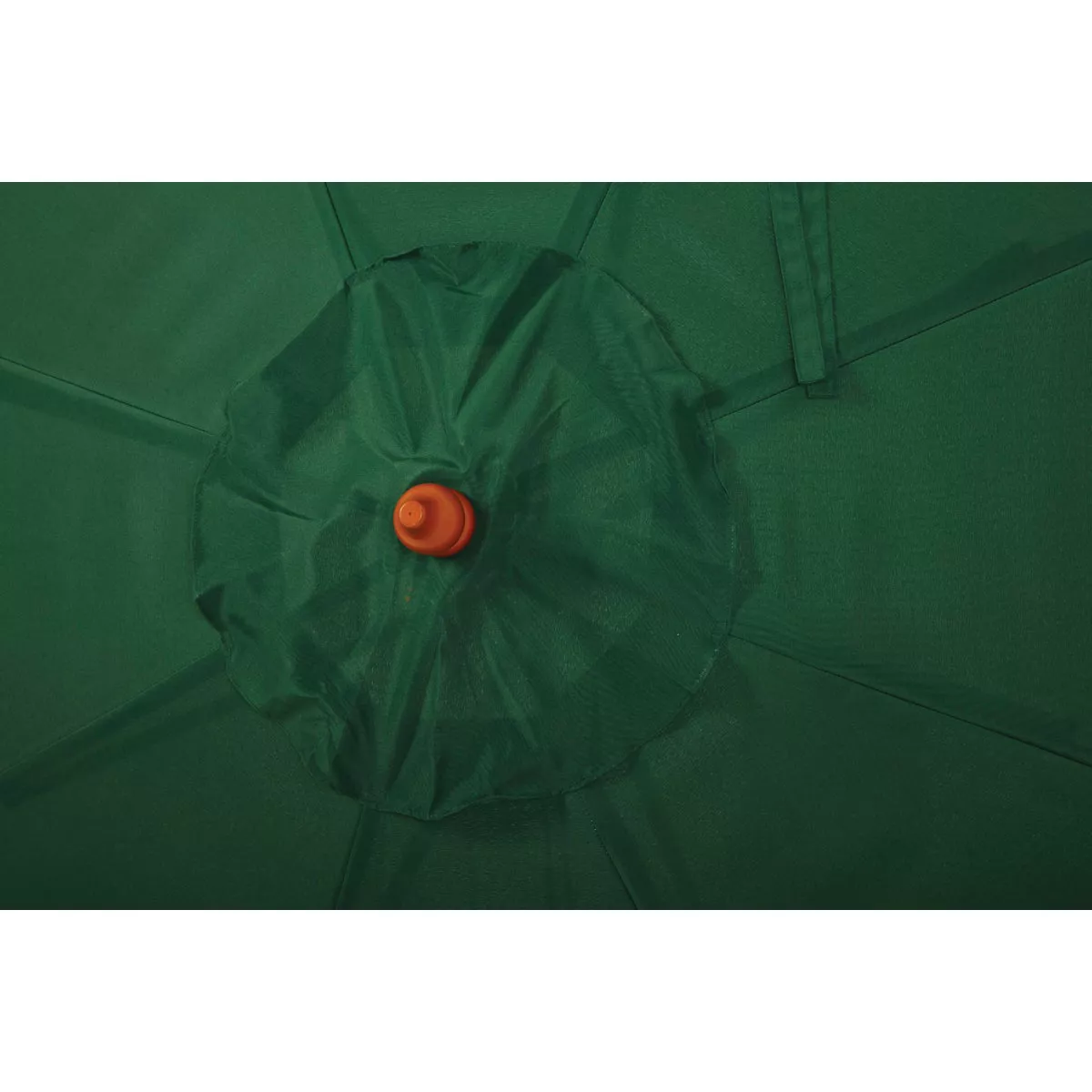 Outdoor Expressions 9 Ft. Pulley Green Market Patio Umbrella with Brass Plated Hardware - photo 5