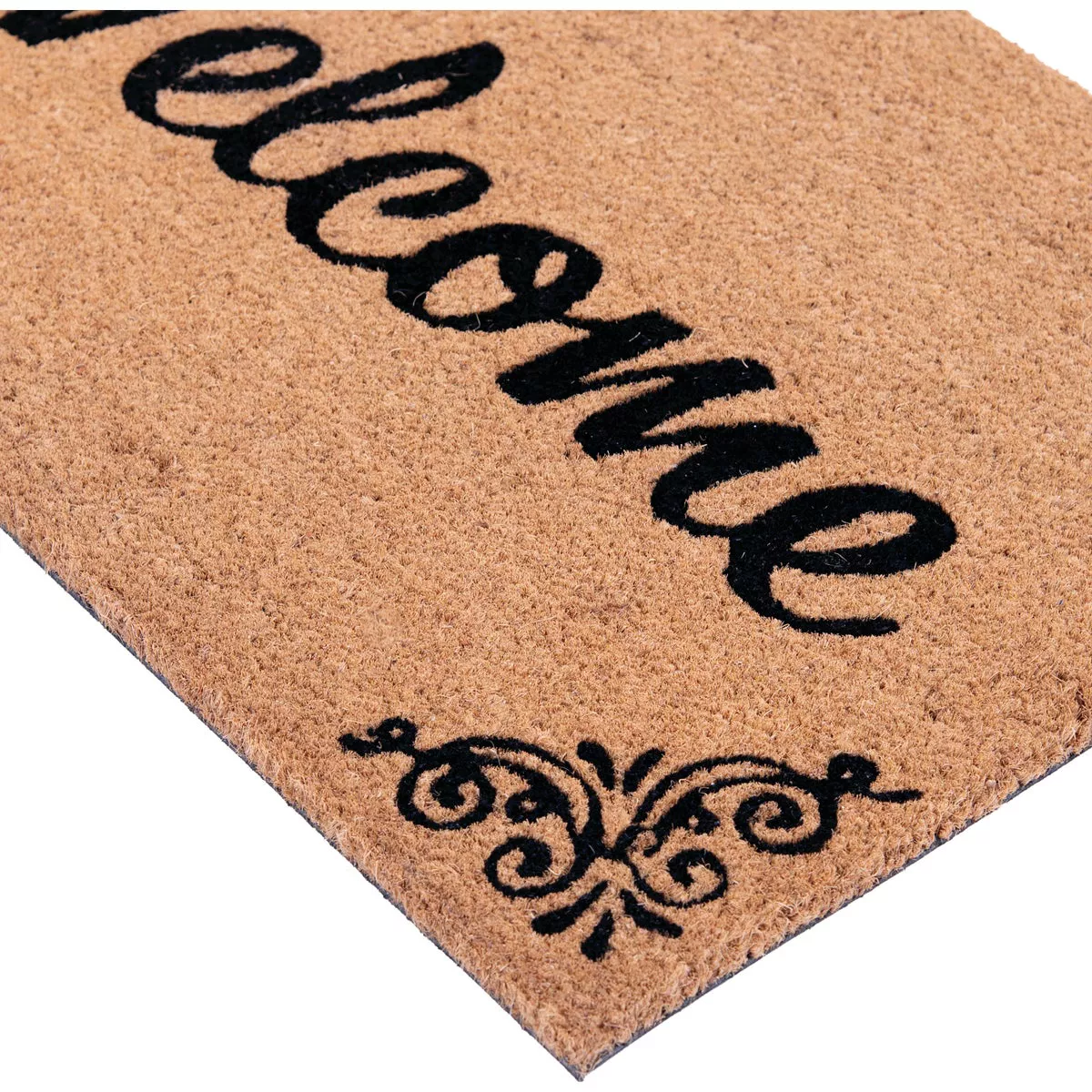 Natco Home 18 In. x 30 In. Coir Outdoor Doormat, Welcome Flourish Frame - photo 2