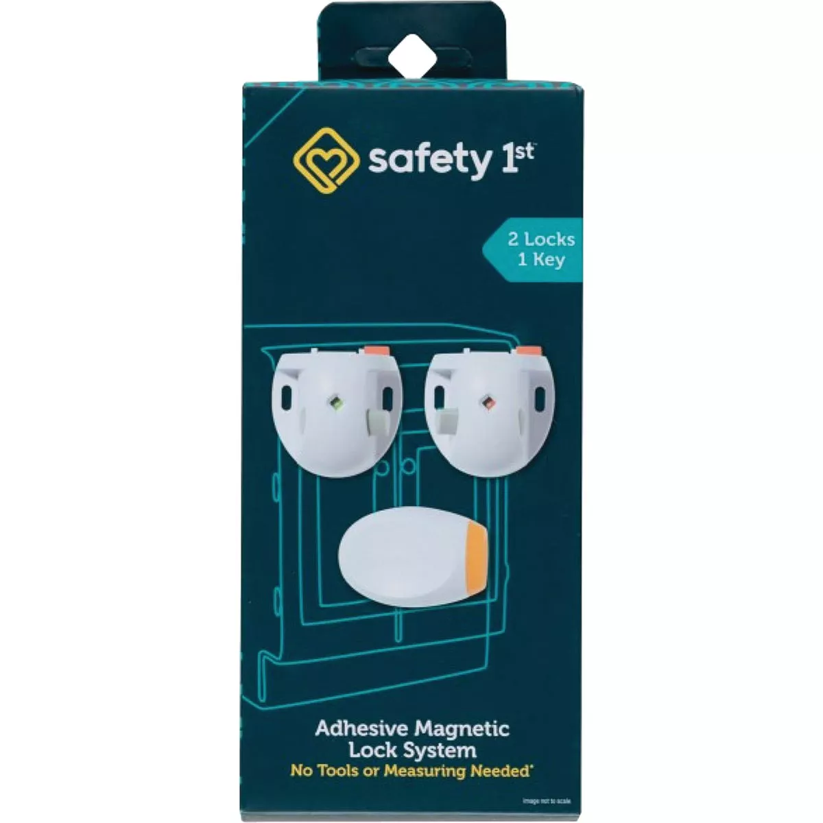 Safety 1st Adhesive Magnetic Lock System (2-Lock Set)