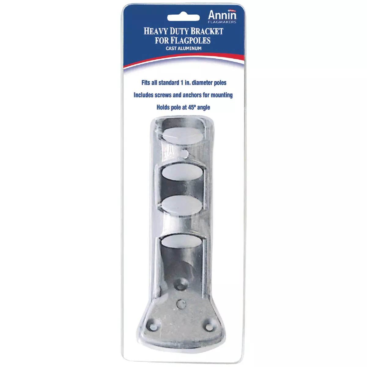 Annin 1-Postition 1 In. Aluminum Flag Pole Bracket