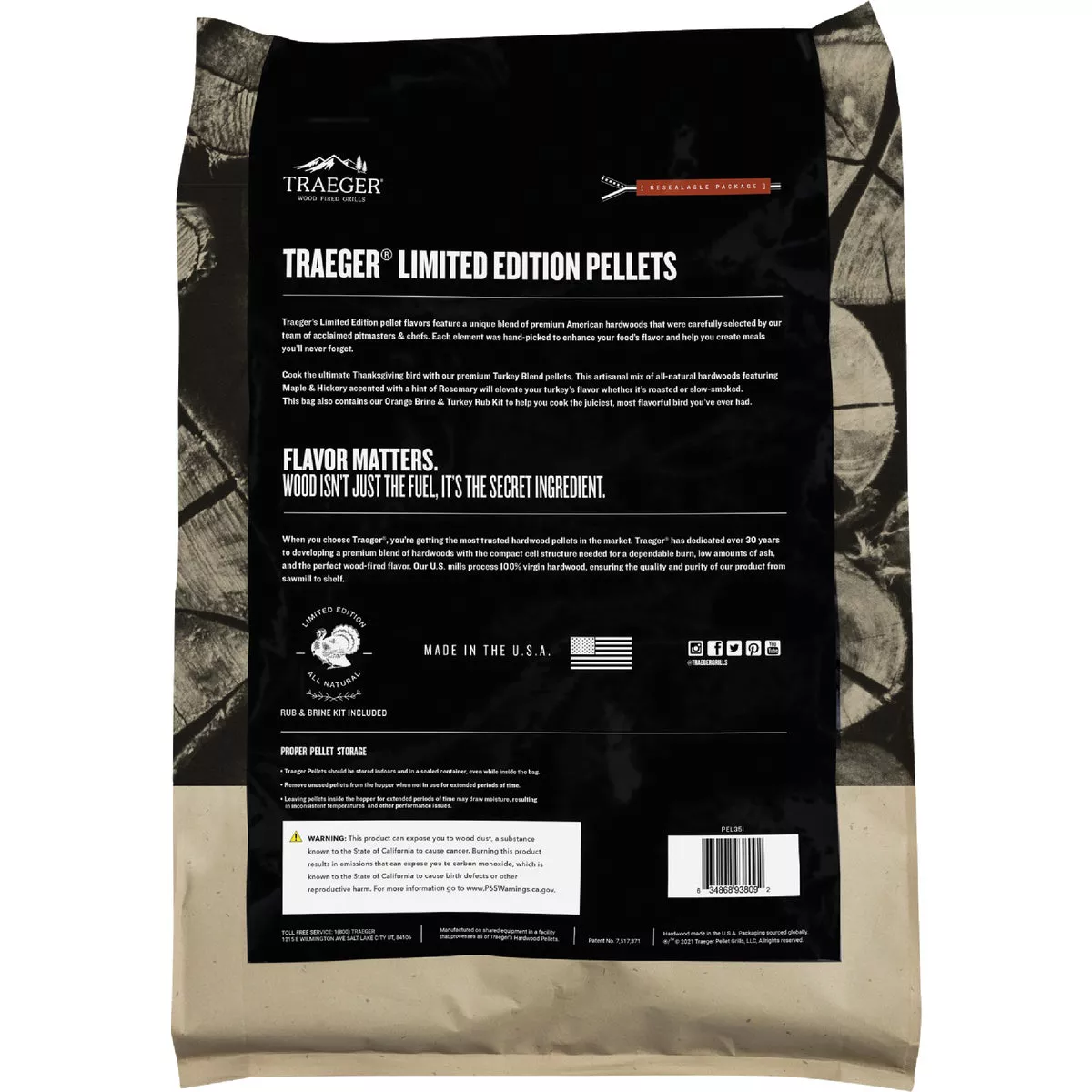 Traeger 18 Lb. Turkey Pellet & Brine Kit - photo 4