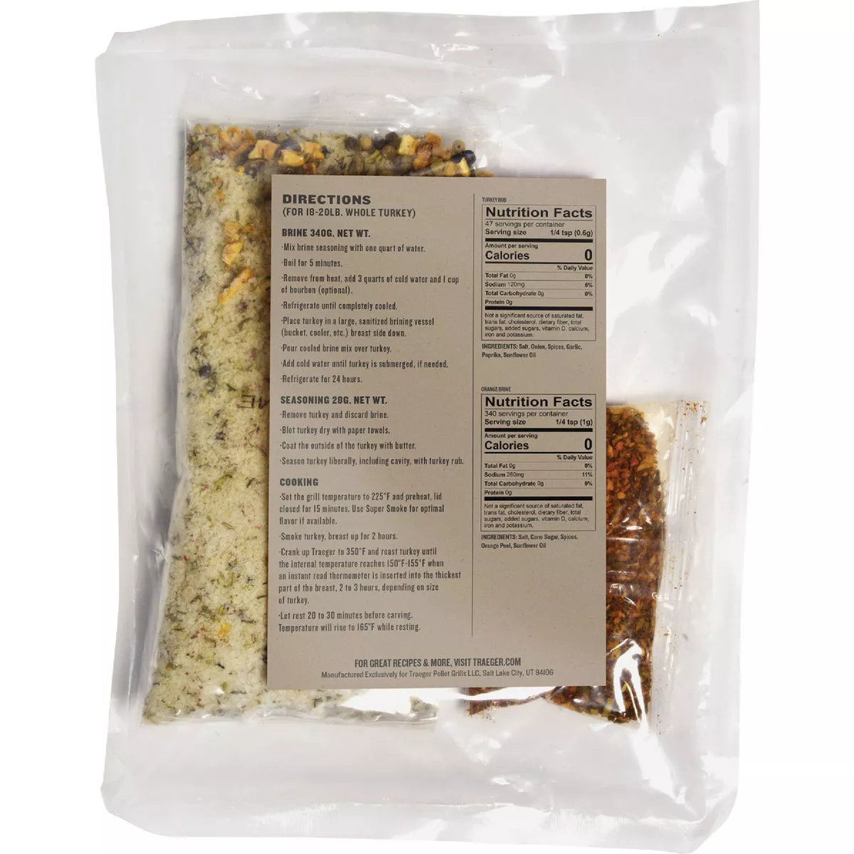 Traeger 18 Lb. Turkey Pellet & Brine Kit - photo 2