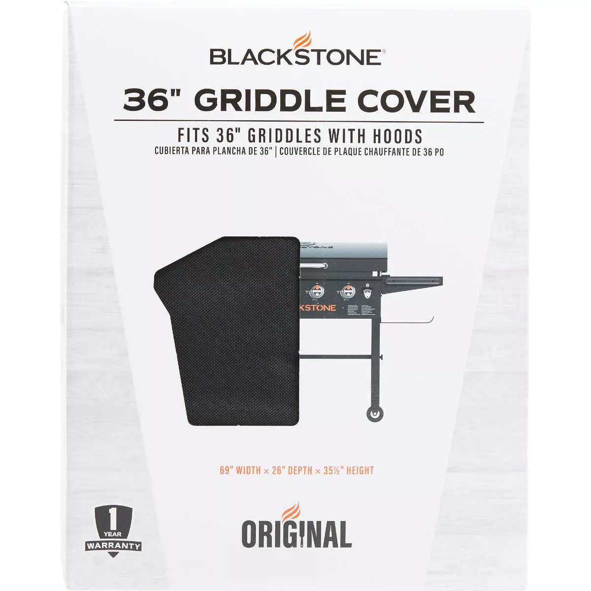 Blackstone Original 36 In. Griddle Cover, Black - photo 2