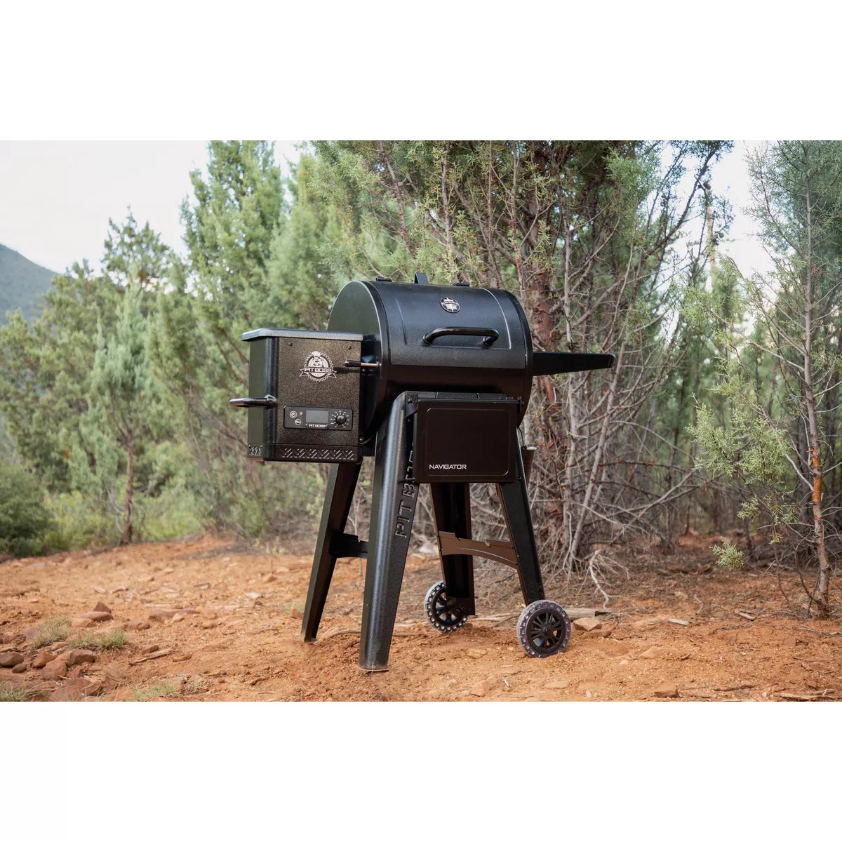 Pit Boss Navigator 550G Black 542 Sq. In. Wood Pellet Grill - photo 2
