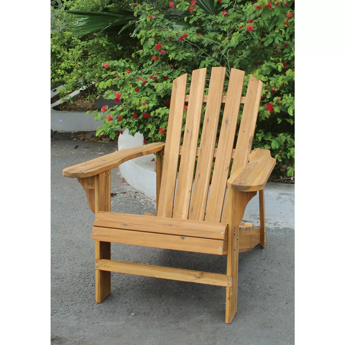 Leigh Country Natural Acacia Wood Adirondack Chair - photo 2