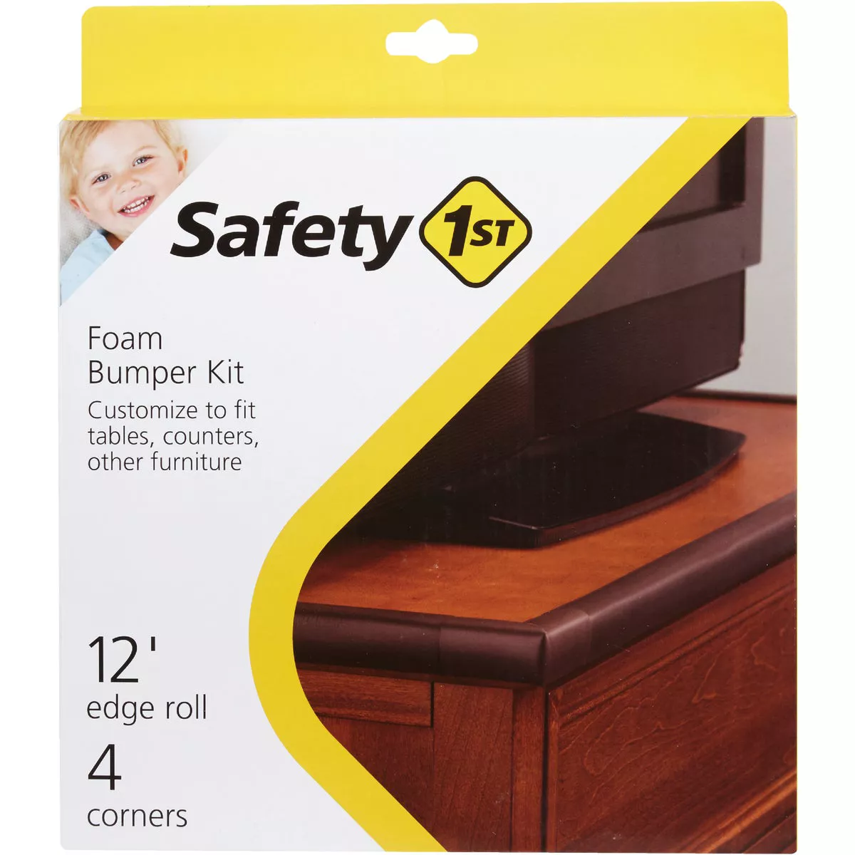 Safety 1st Adhesive Foam Brown Edge Roll and Corners Bumper Kit - photo 3