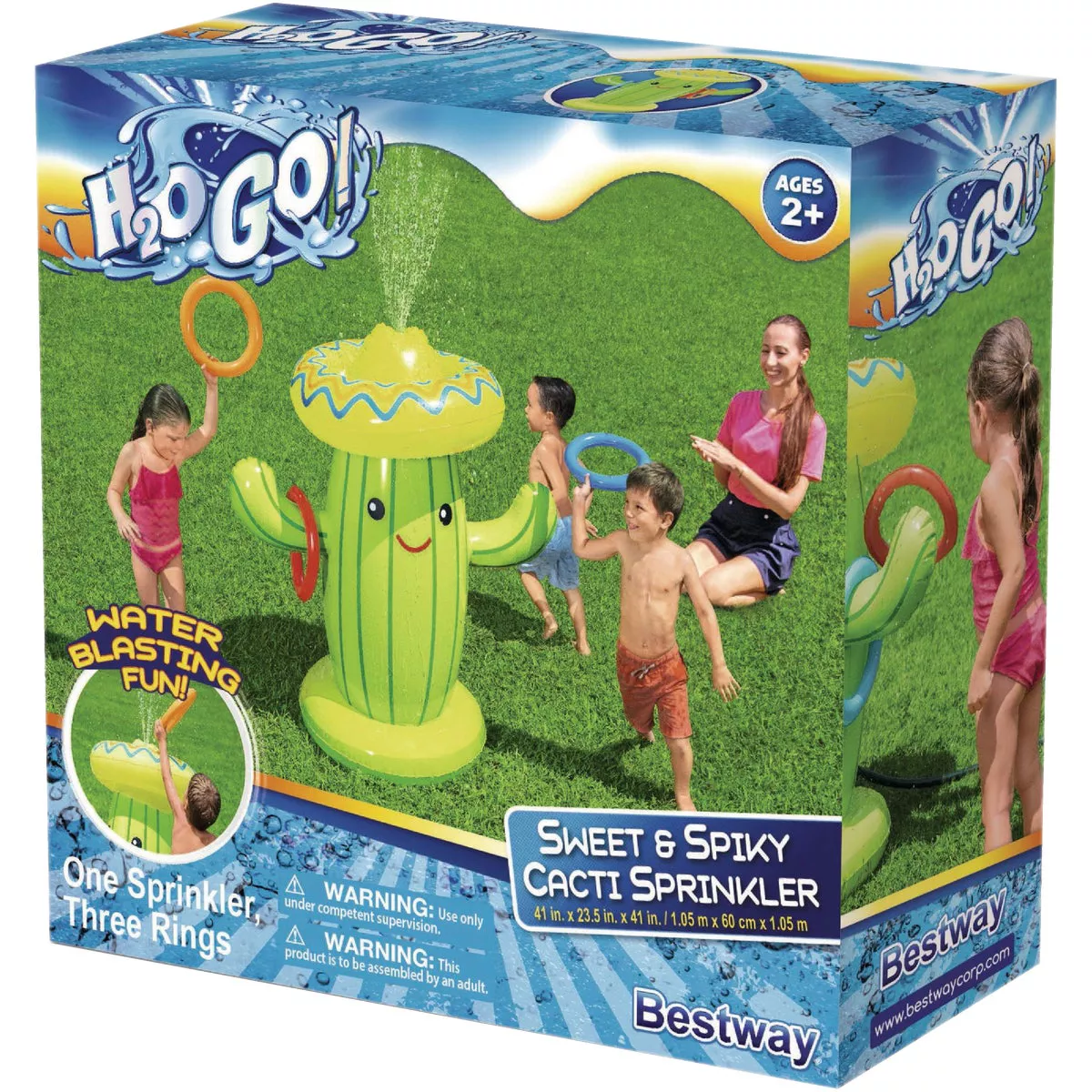 H2OGO! 41 In. x 23.5 In. x 41 In. Sweet & Spiky Cacti Sprinkler - photo 3