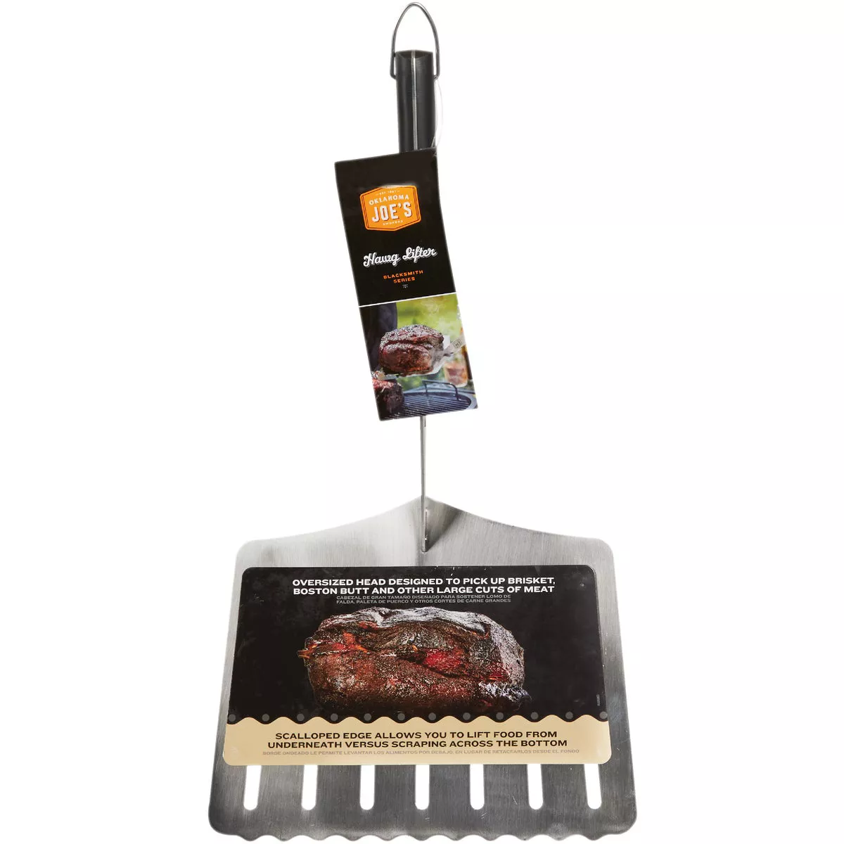 Oklahoma Joe's Blacksmith Hawg Lifter 9.72 In. W. x 17.7 In. L. Stainless Steel Barbeque Turner - photo 2