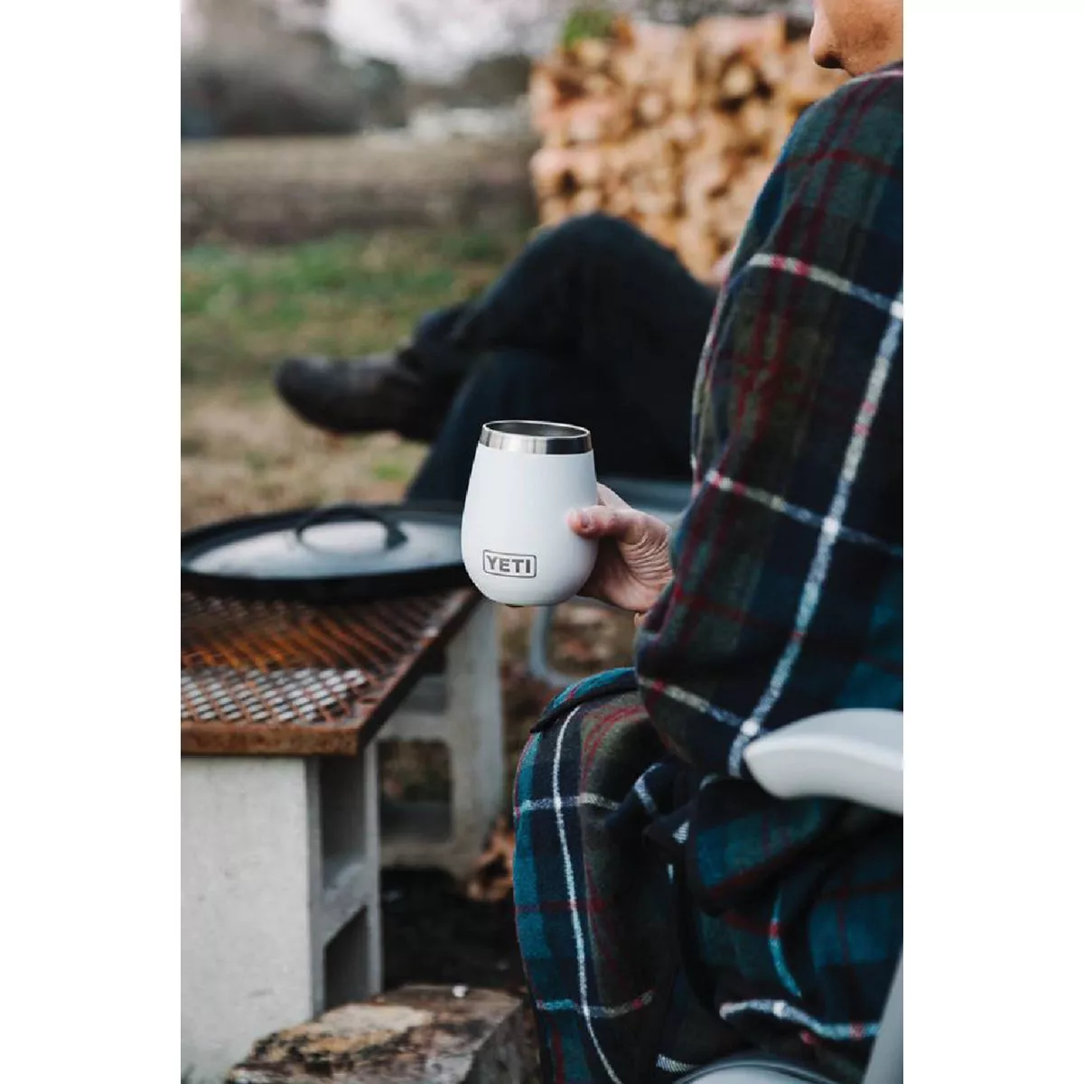 Yeti Rambler 10 Oz. White Stainless Steel Insulated Wine Tumbler - photo 2