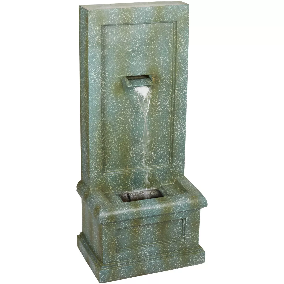 Best Garden 11.8 In. W. x 41.5 In. H. x 18 In. L. Cement Wall Fountain