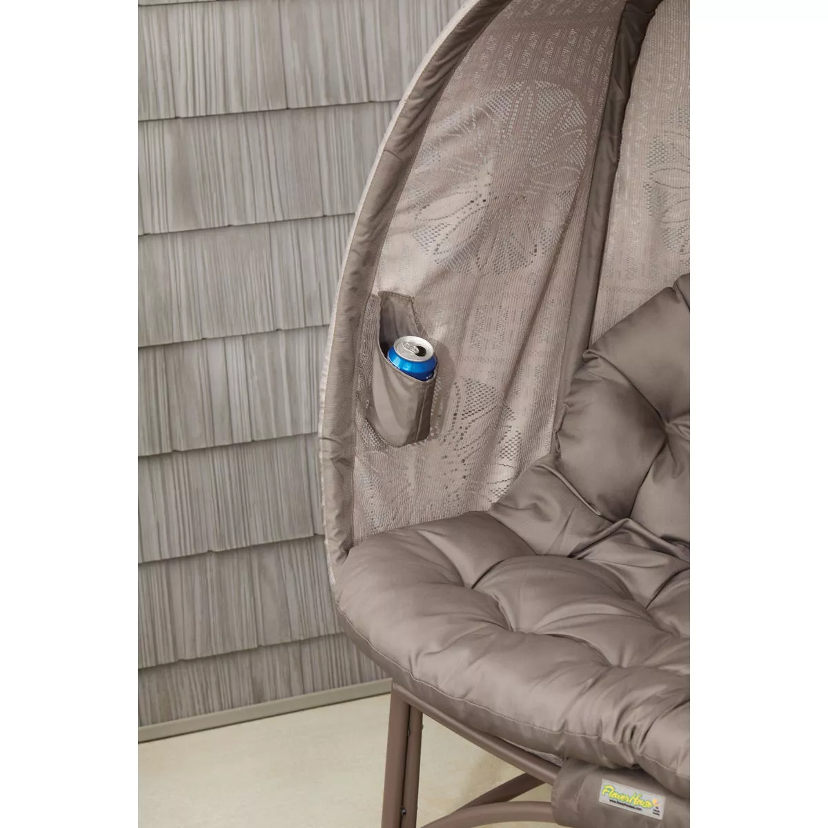 Flowerhouse Cozy Pumpkin 45 In. W. x 56 In. H. x 25 In. D. Sand Loveseat - photo 6