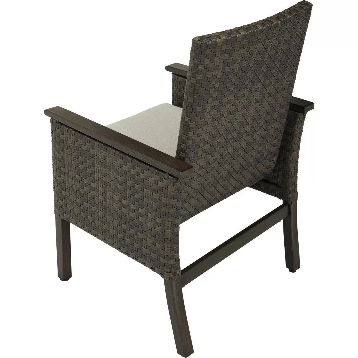 Outdoor Expressions 5-Piece Woodgrain Patio Dining Set with PFAS-Free Fabric - photo 13