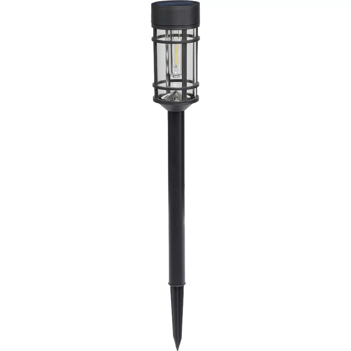 Black 6 Lm. Filament Solar Stake Light