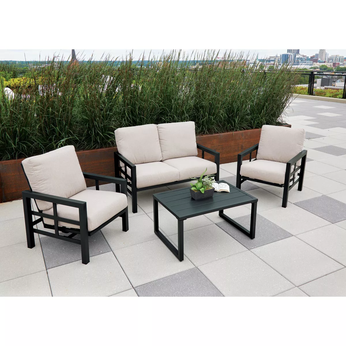 Outdoor Expressions 4-Piece Chat Set - photo 9
