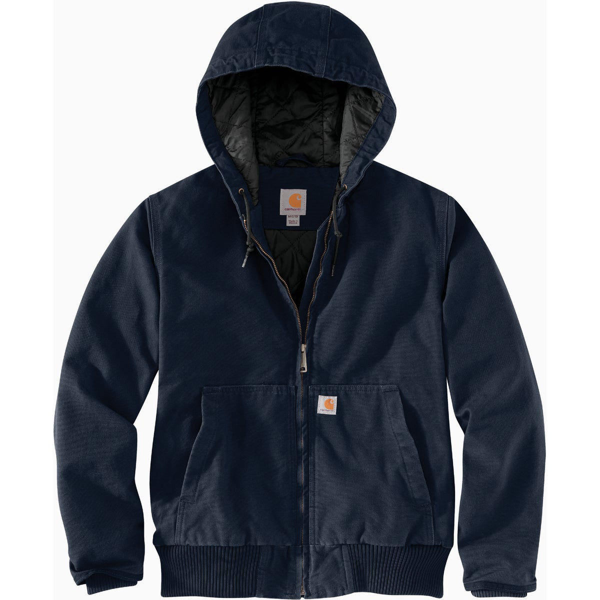 Carhartt Women s XXL Regular Navy Washed Duck Insulated Active Jacket Loose Fit Do it Best