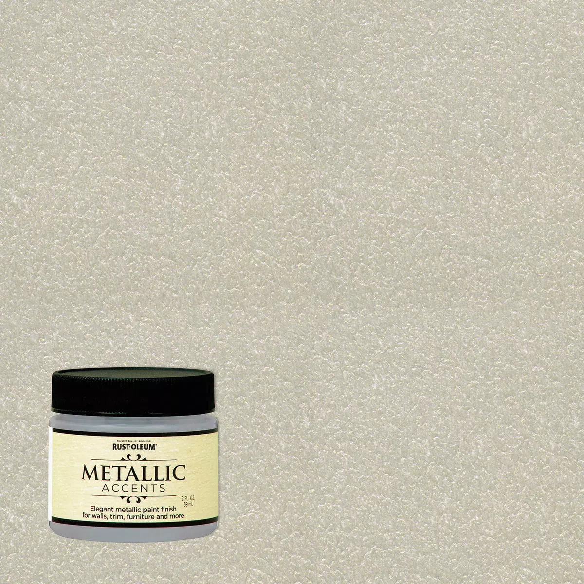Rust-Oleum 2 Oz. Metallic Accents Paint, Sea Shell