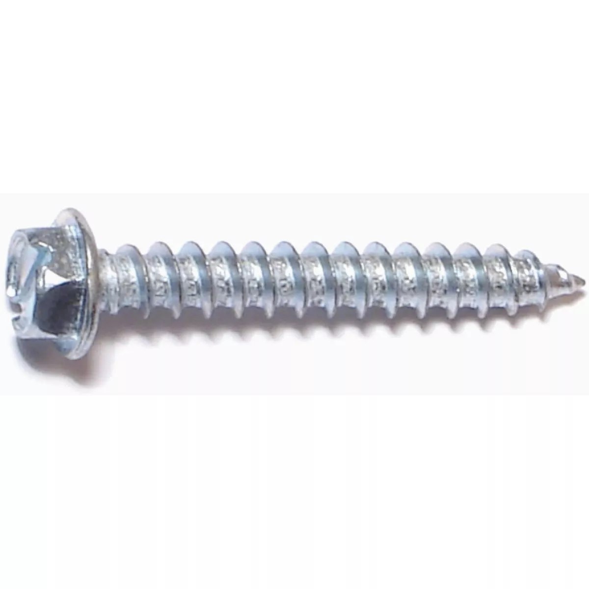 Midwest Fastener #12 x 1-1/2 In. Zinc Plated Steel Slotted Hex Washer Head Sheet Metal Screws (5 Ct.)-