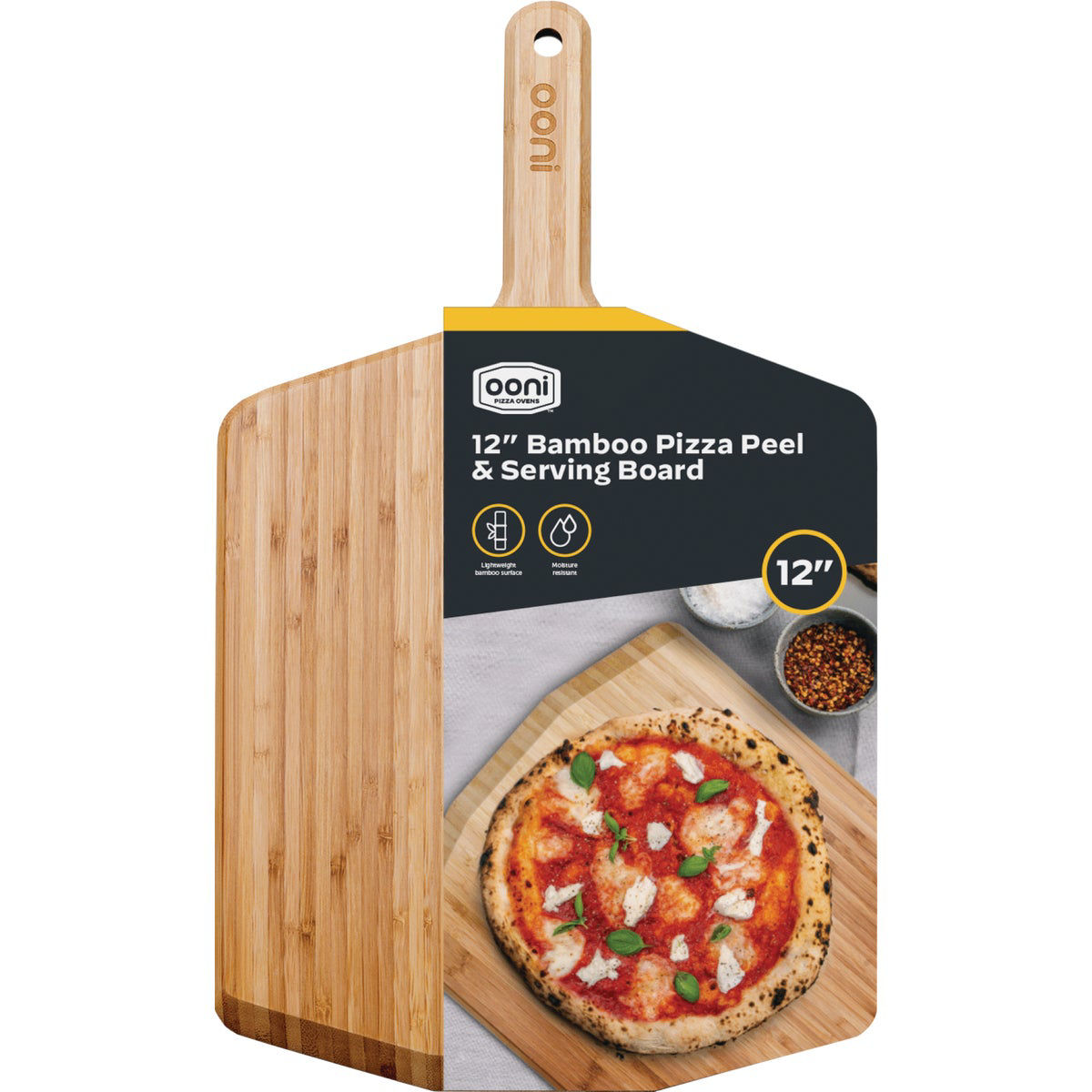 Ooni 12 Bamboo Pizza Peel & Serving Board Do it Best