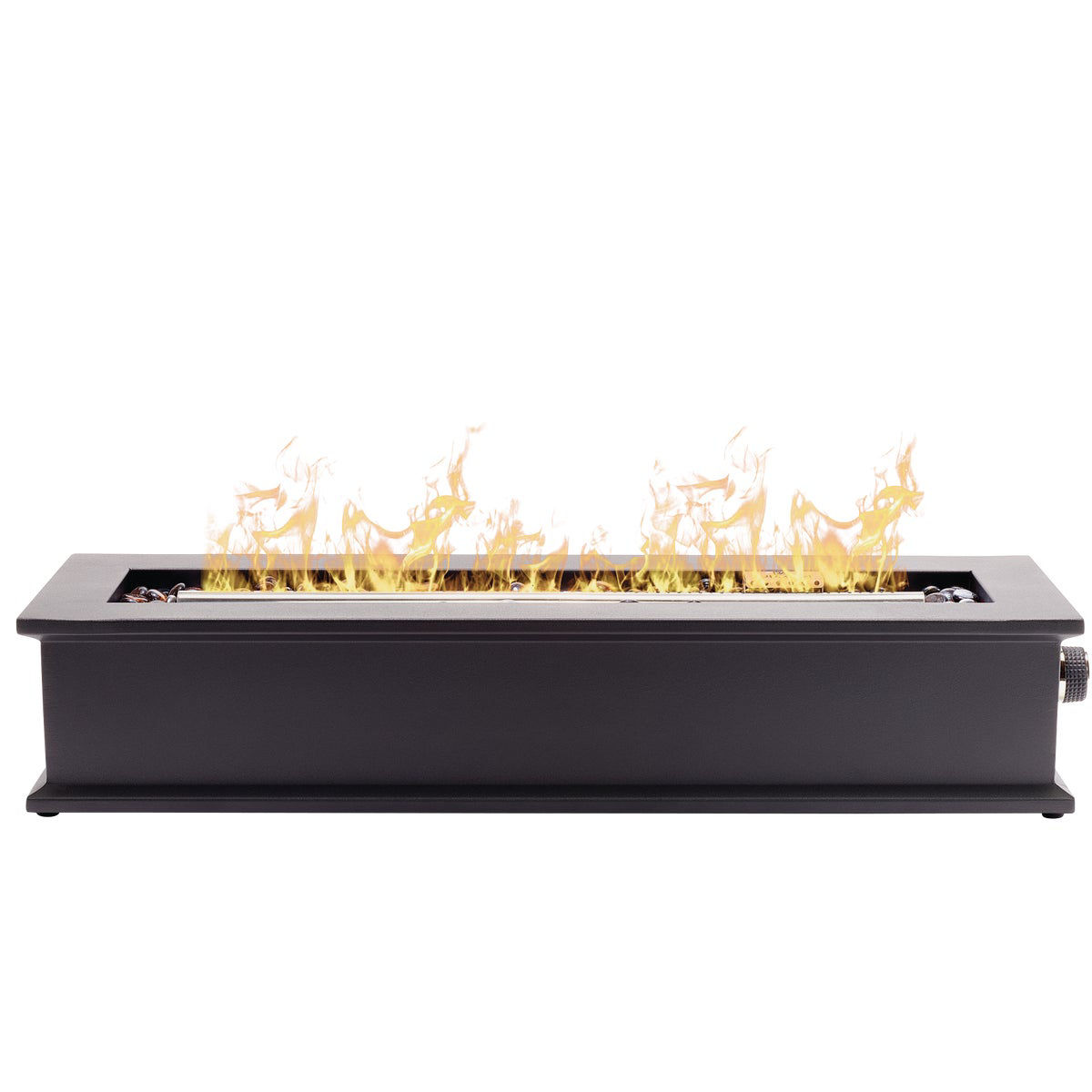Ukiah Loom X 28 In. Black Rectangle Tabletop Gas Fire Pit Do it Best