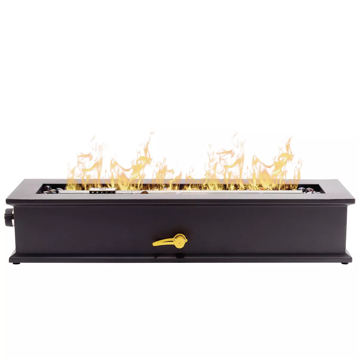Ukiah Loom X 28 In. Black Rectangle Tabletop Gas Fire Pit - photo 3