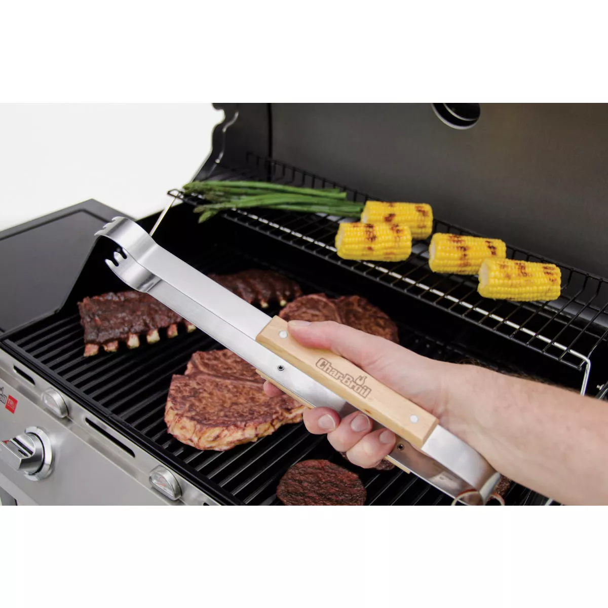Char-Broil Hardwood BBQ Tool Set (3-Piece) - photo 3