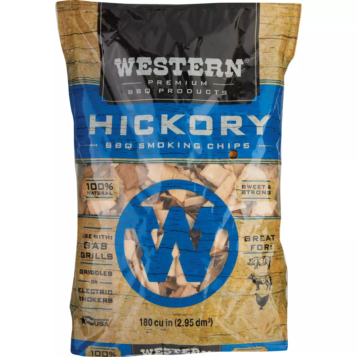 Western 180 Cu. In. Hickory Wood Smoking Chips - photo 5