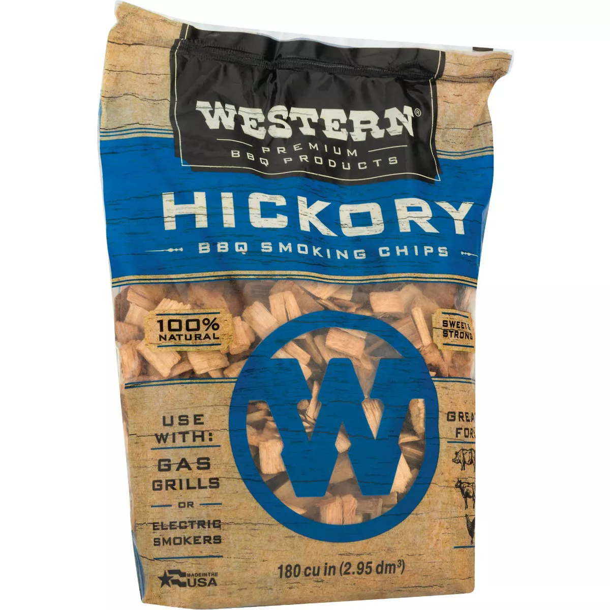 Western 180 Cu. In. Hickory Wood Smoking Chips - photo 2