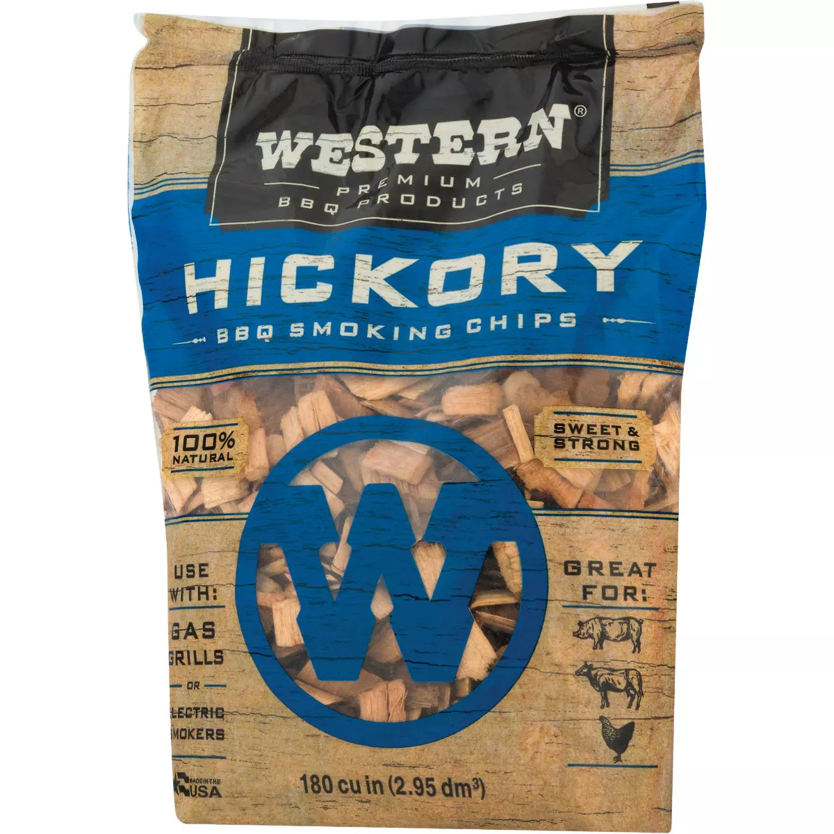 Western 180 Cu. In. Hickory Wood Smoking Chips - photo 3