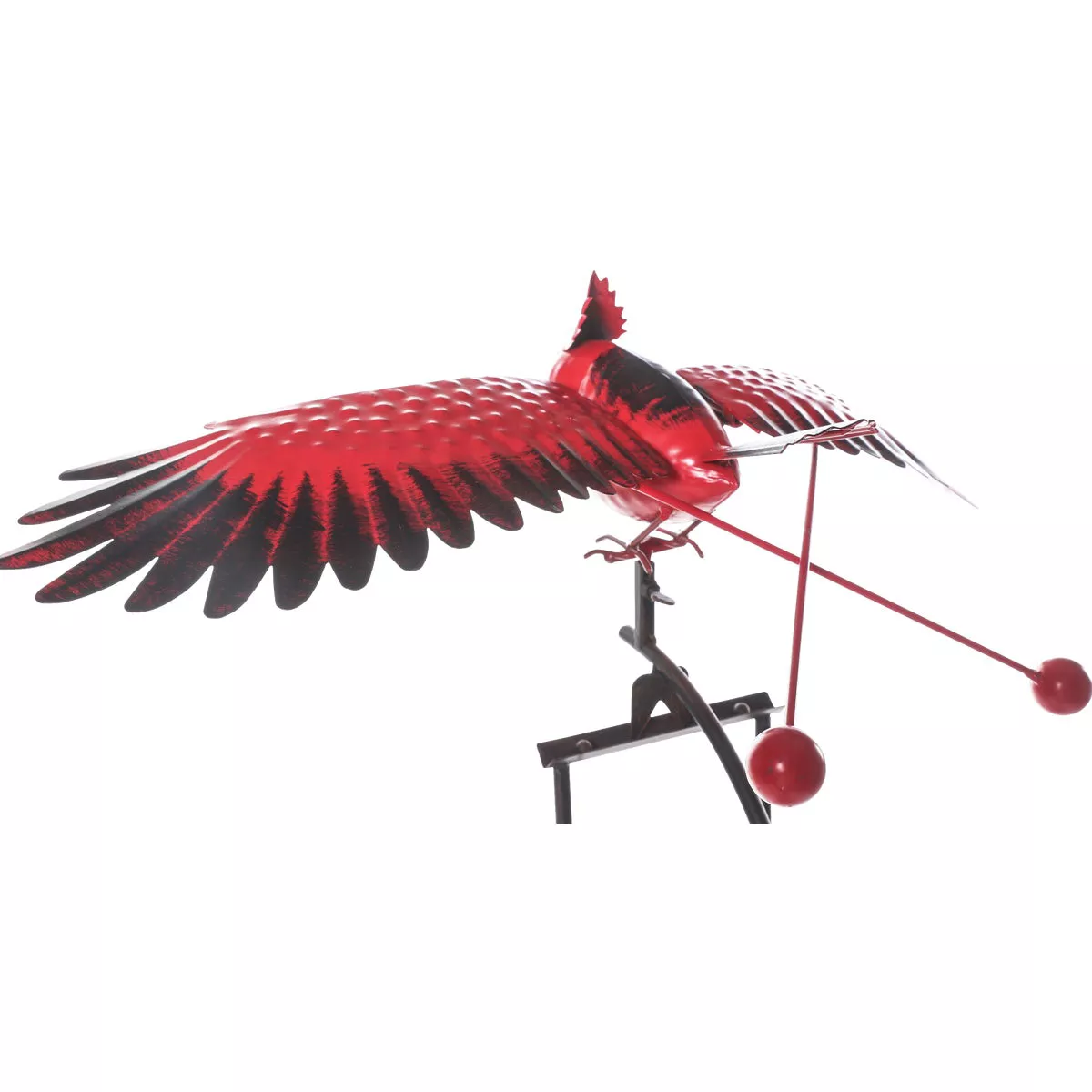 Terre Verde 52-1/2 In. Steel Kinetic Cardinal Garden Stake - photo 2