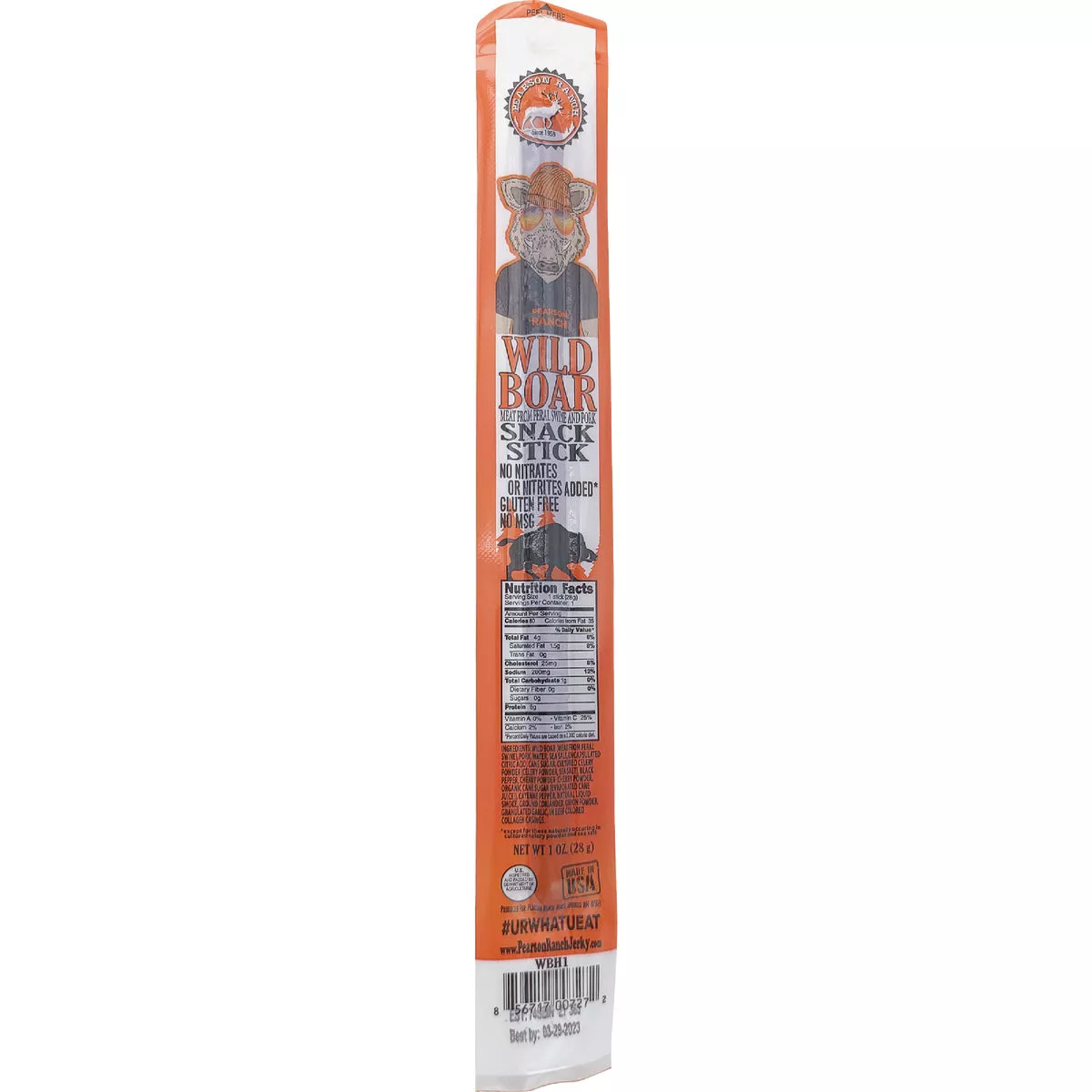 Pearson Ranch Jerky 1 Oz. Wild Boar Snack Sticks Jerky Display (24 Sticks) - photo 2