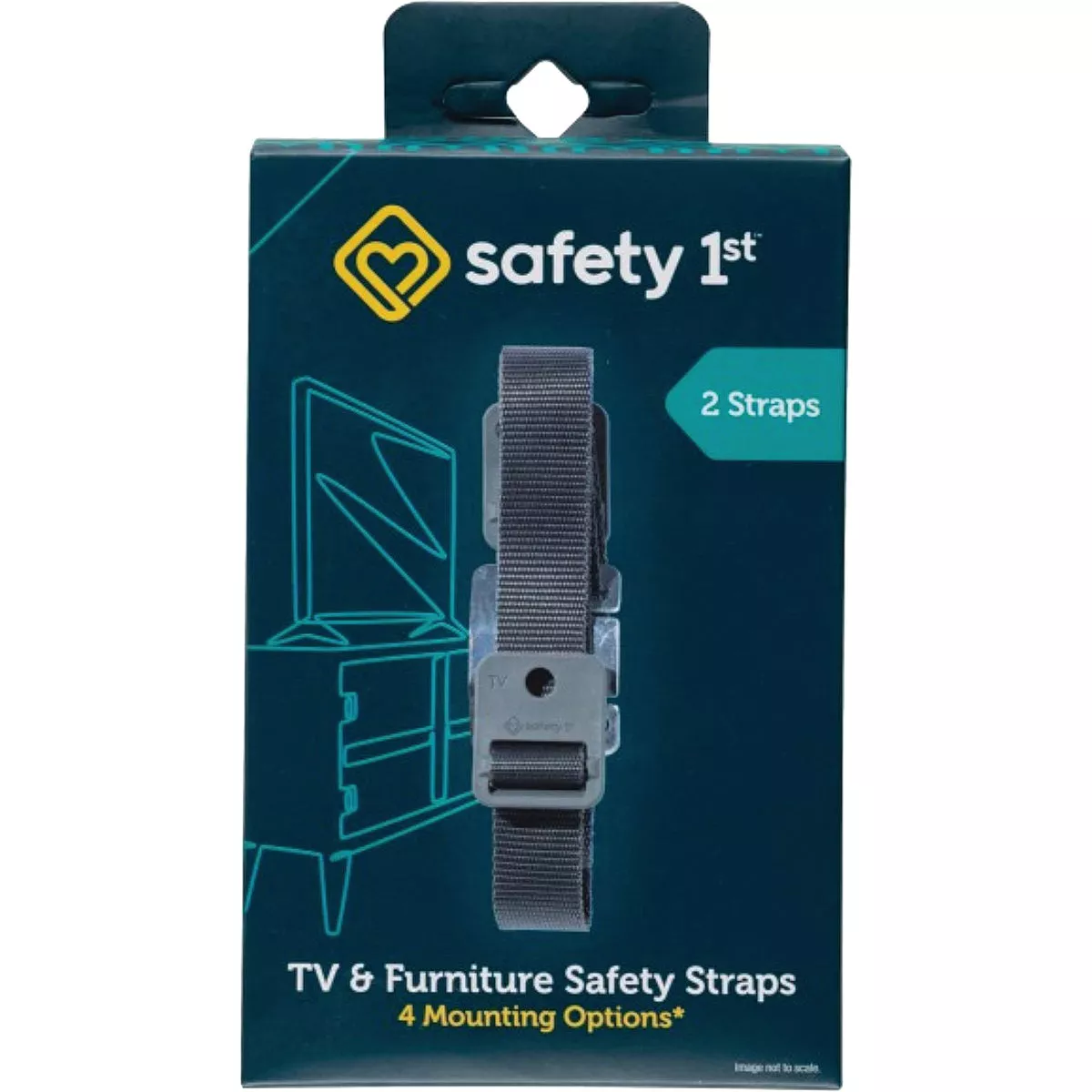 Safety 1st Black TV & Furniture Strap