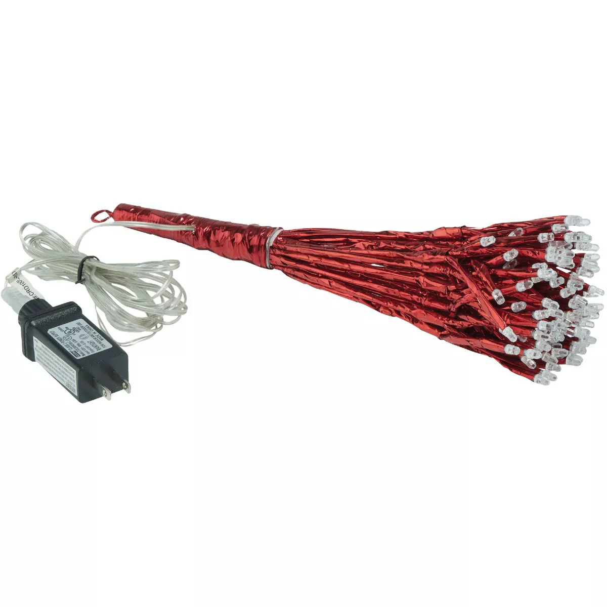 Alpine 16 In. LED 96-Bulb Red Hanging Twig Snowflake Ornament Light Decoration - photo 2