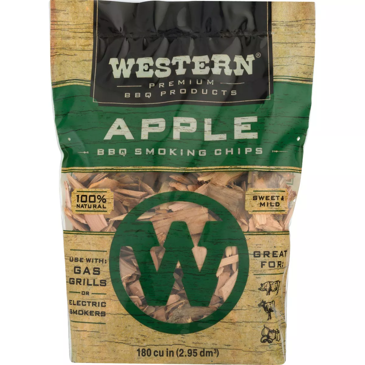 Western 180 Cu. In. Apple Wood Smoking Chips - photo 2