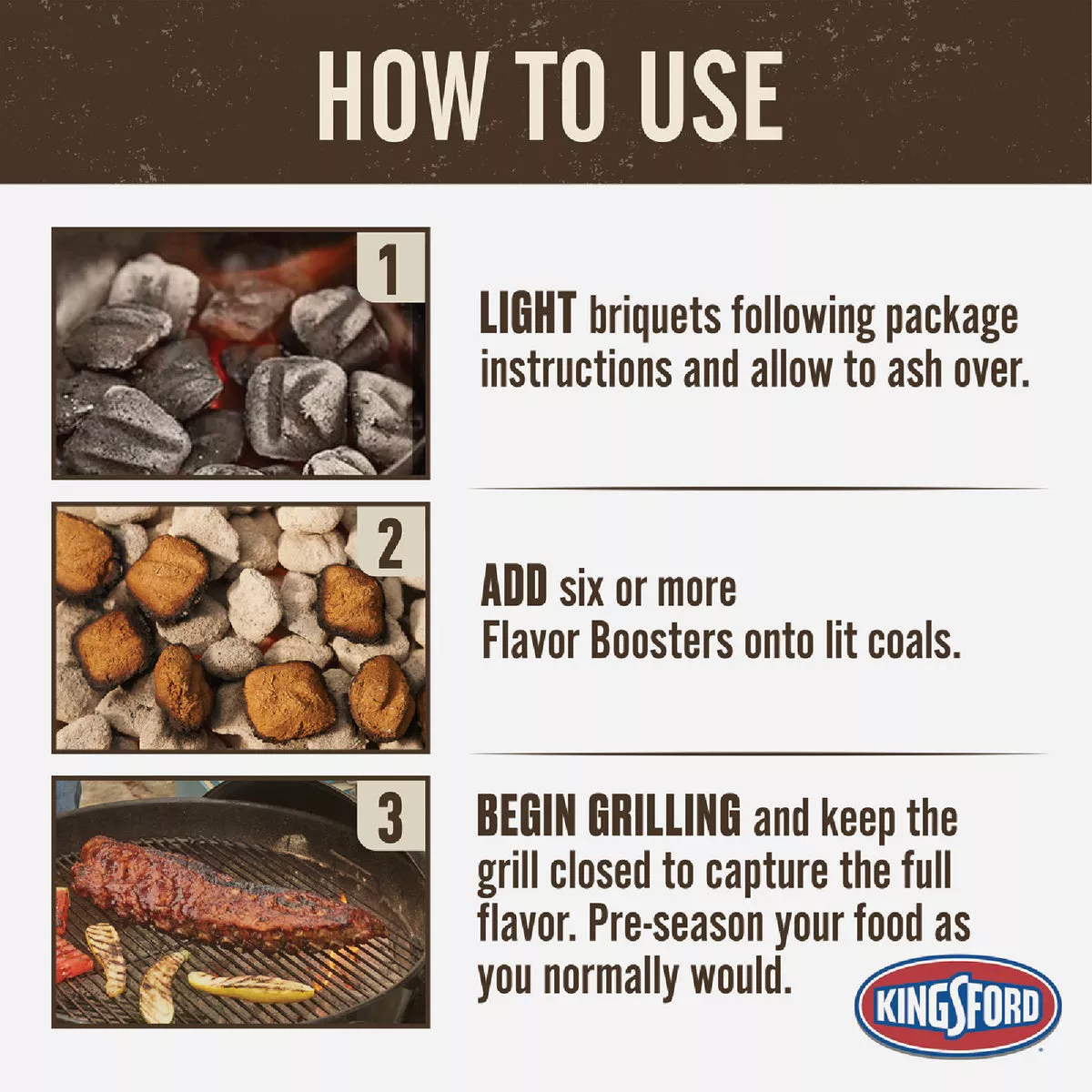 Kingsford Signature Flavors 2 Lb. Memphis BBQ Charcoal Flavor Boosters - photo 2