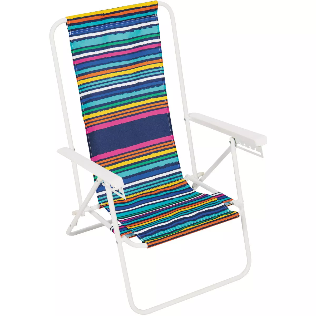 Rio Brands 6-Position Polyester Powder Coated Steel Frame Ipanema Beach Chair