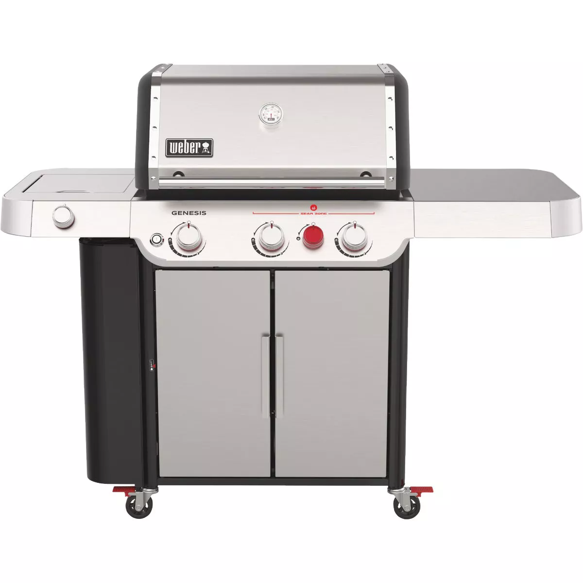 Weber Genesis S-335 3-Burner Liquid Propane Gas Grill, Stainless Steel