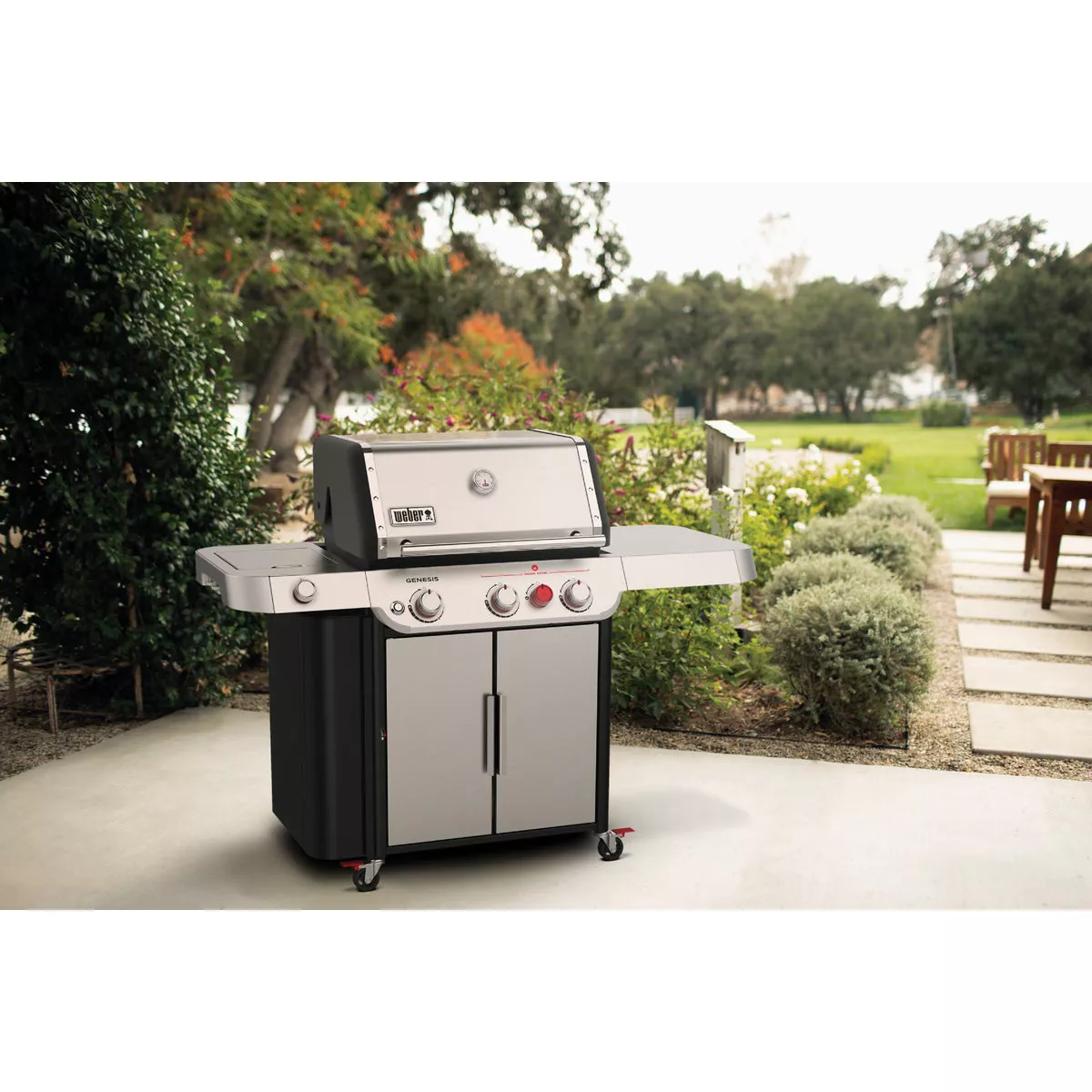 Weber Genesis S-335 3-Burner Liquid Propane Gas Grill, Stainless Steel - photo 2