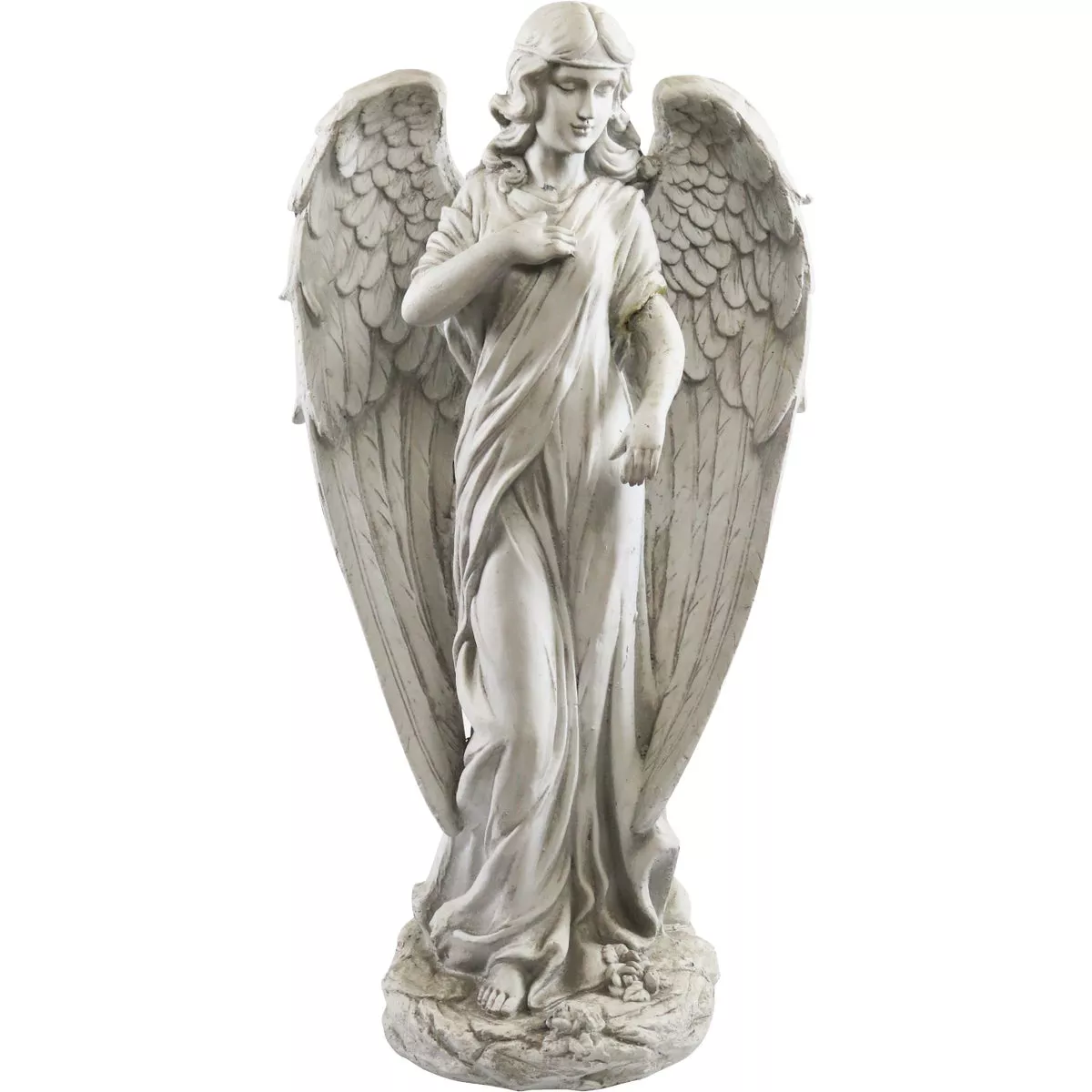 Alpine 31 In. H. Fiberstone Angel Statue | True Value Hardware