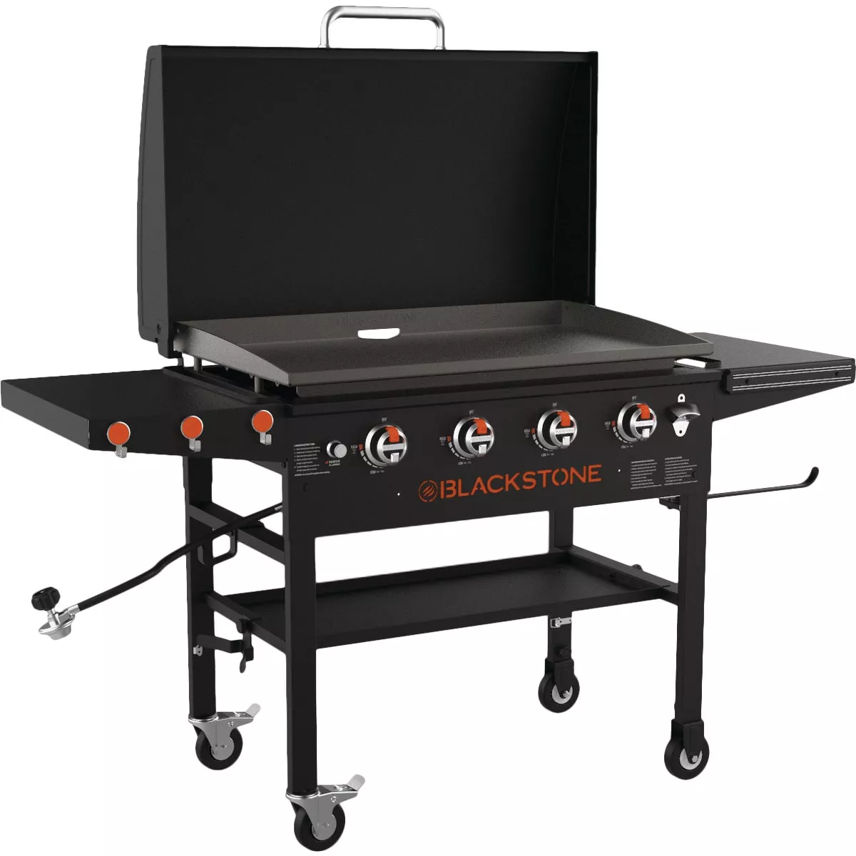 Blackstone 36 In. 4-Burner Propane Griddle with Hood, Black - photo 2