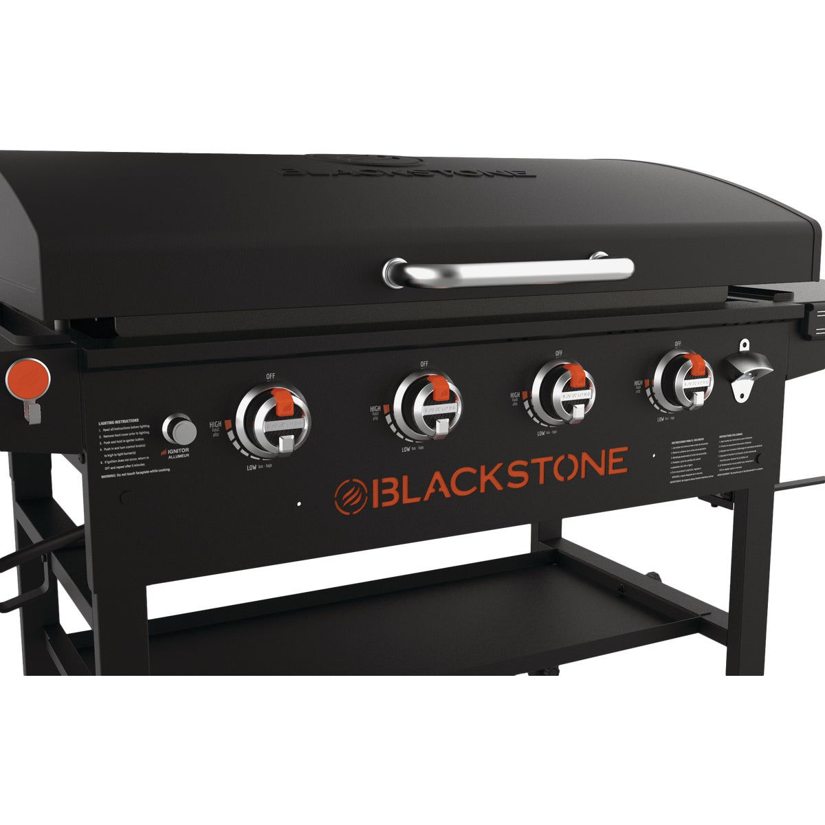 Blackstone 36 In. 4Burner Propane Griddle with Hood, Black Do it Best