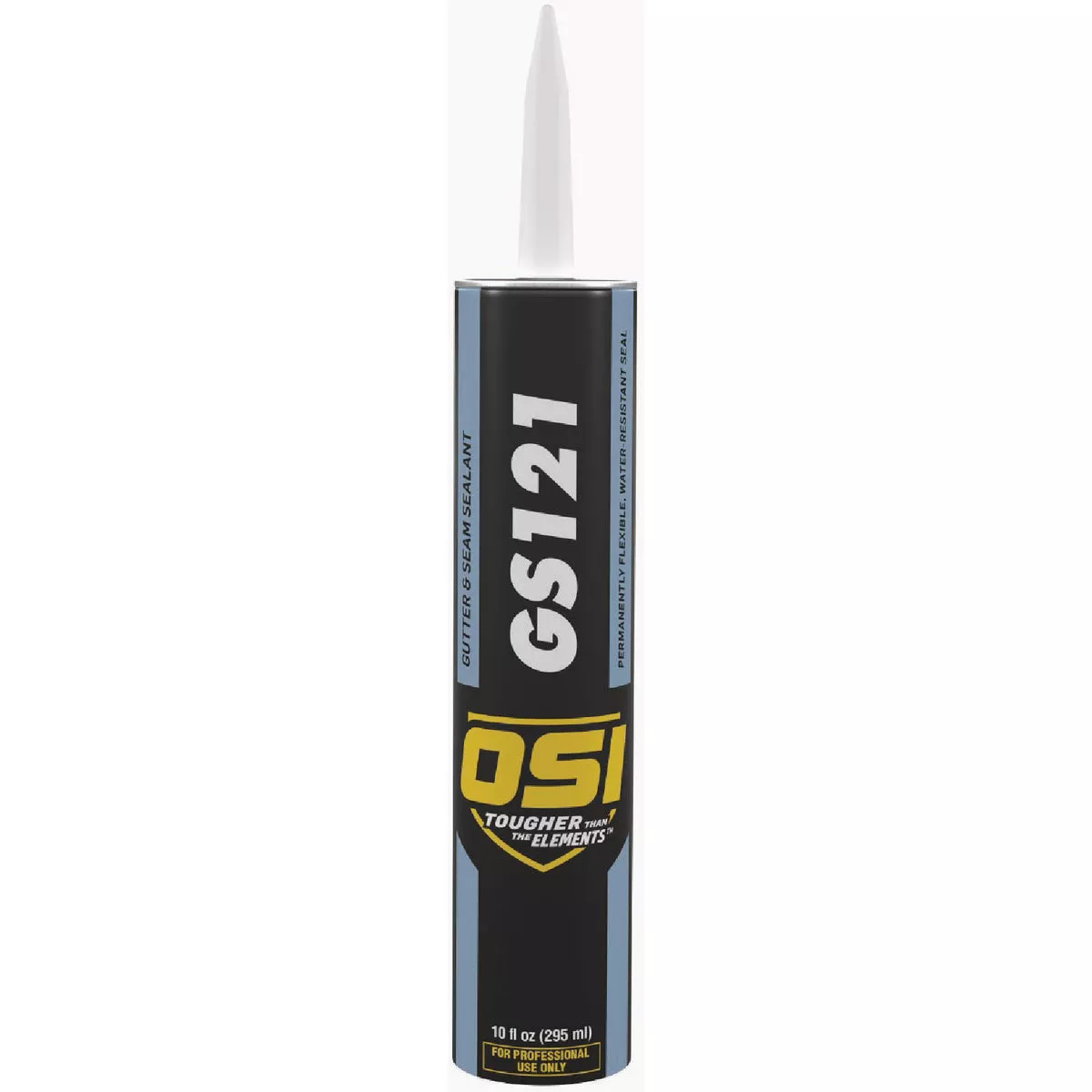 OSI GS121 Gutter and Seam Sealant, White, 10 fl oz Cartridge-