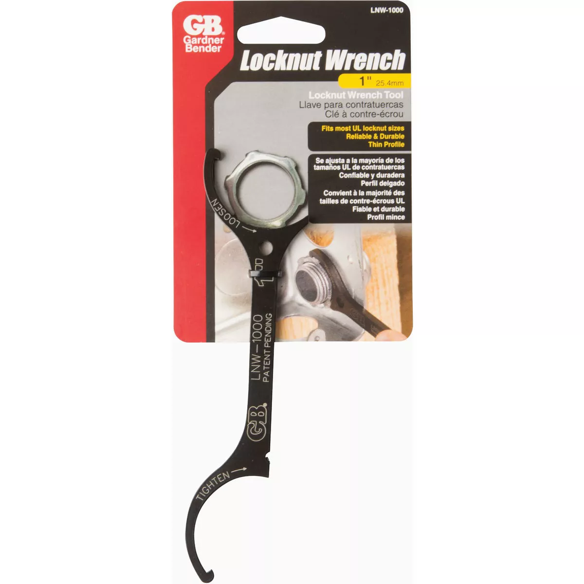 Gardner Bender 1 In. Locknut Wrench