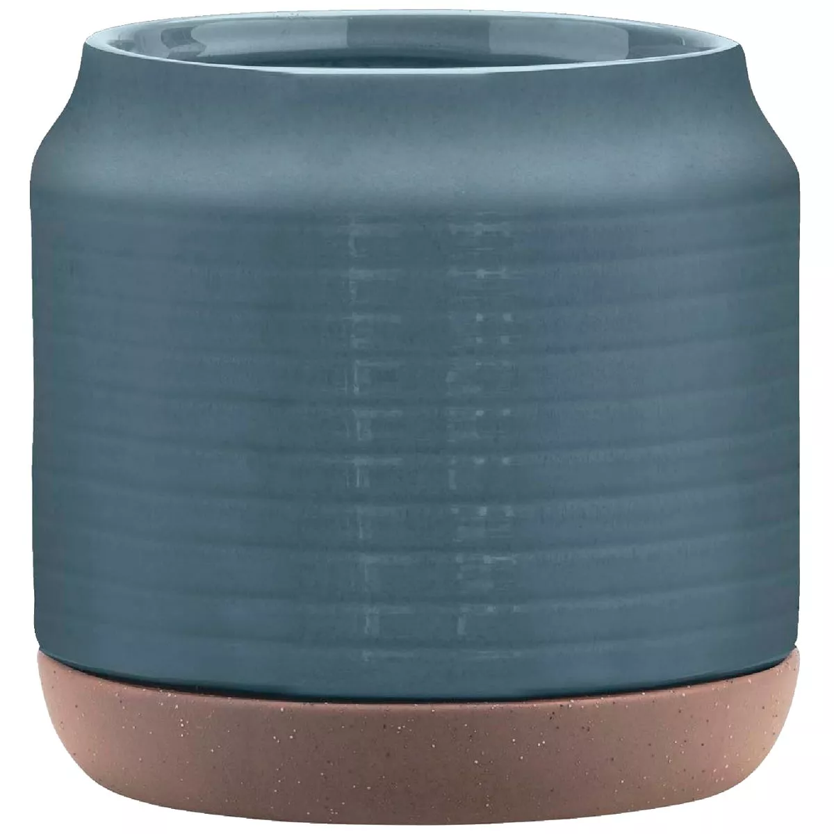 Southern Patio Oakland 8 In. Ceramic Blue Planter
