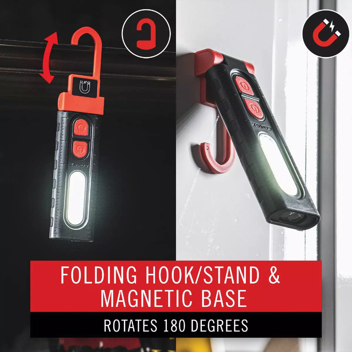 Coast PM100R LED 850 Lm. Rechargeable Magnetic Dual Beam Area Light - photo 2